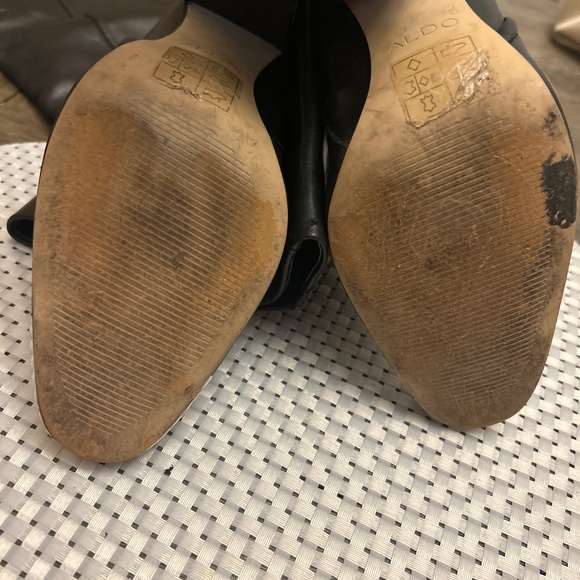 Above the knee Black Leather boots - ALDO - Picture 5 of 7